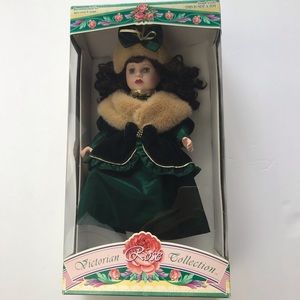 Vintage Victorian Rose Collection Porcelain Doll.
